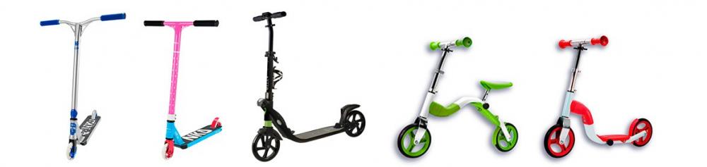 all kind of scooters
