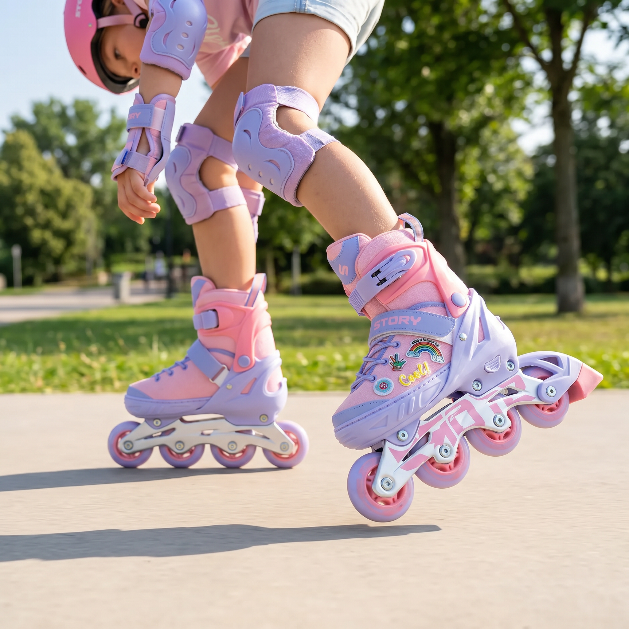 Story Moji Adjustable Inline Skates