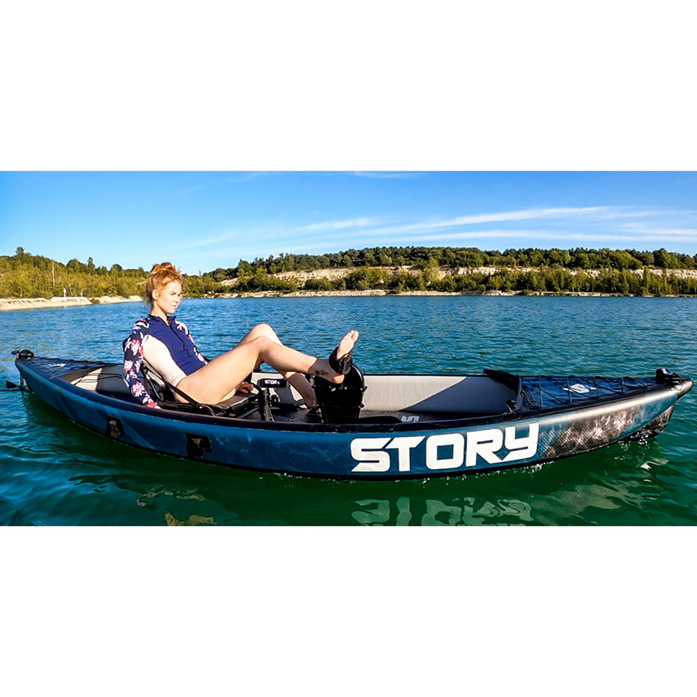 Story 1-Person Inflatable Pedal Kayak