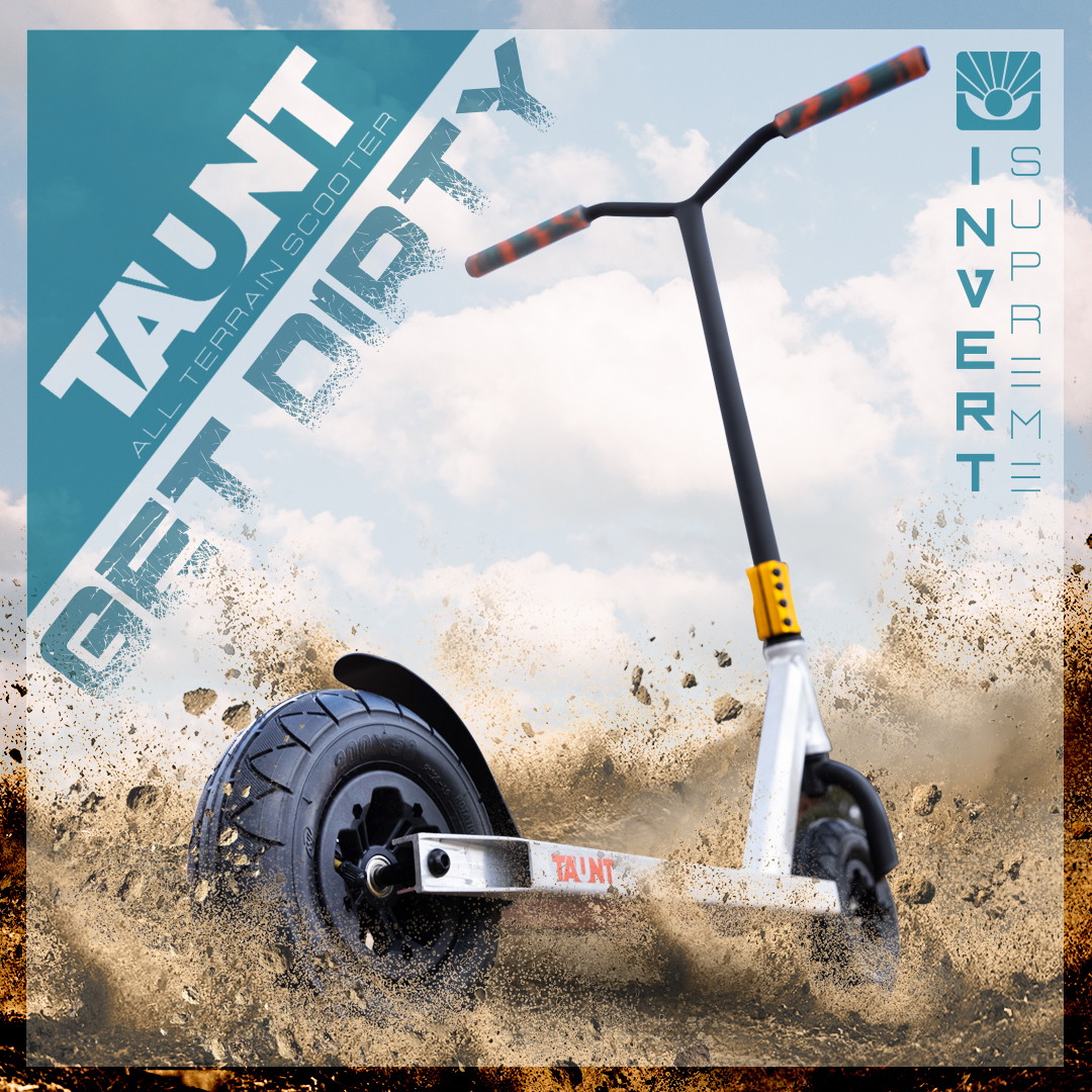 Invert Supreme Taunt Dirt Air Wheel Adult Scooter