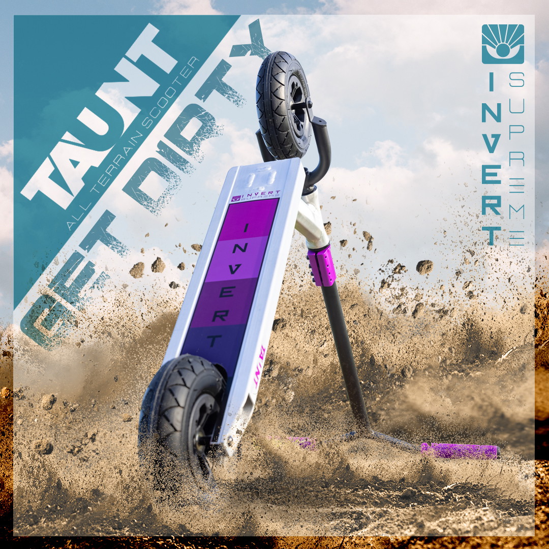 Invert Supreme Taunt Dirt Air Wheel Adult Scooter