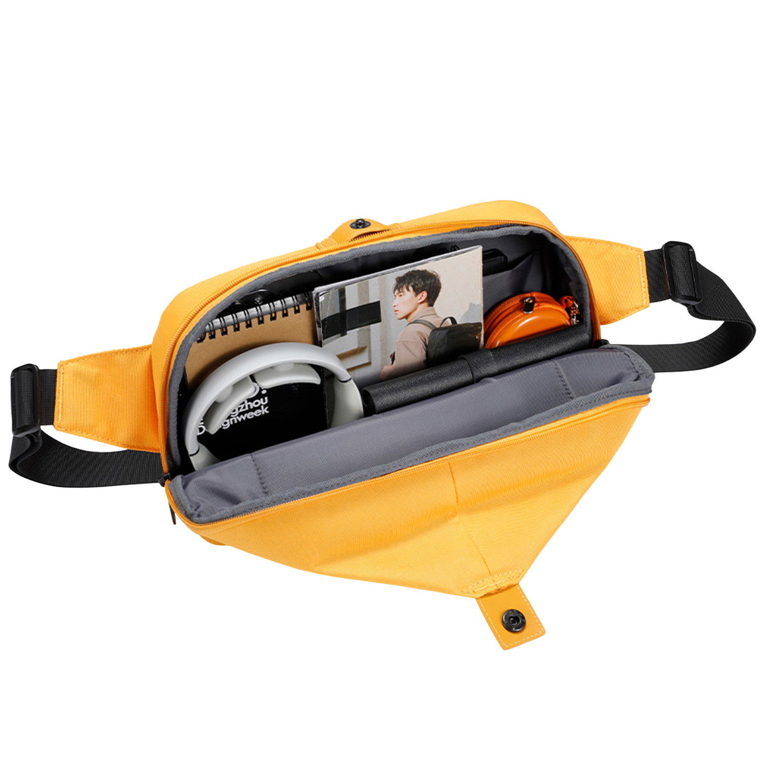 Annox Ecosmart Sling Bag – Water-Resistant Bag in Upcycled Material for Scooters, Skateboards & Roller Skates