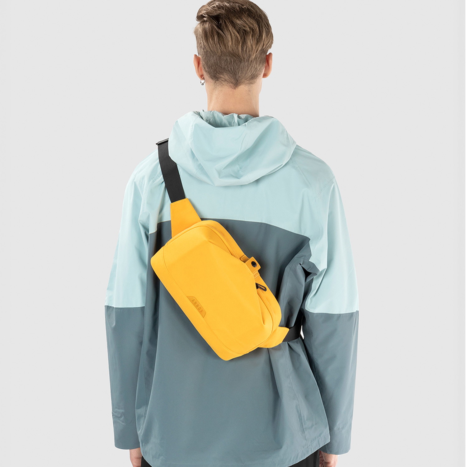 Annox Ecosmart Sling Bag – Water-Resistant Bag in Upcycled Material for Scooters, Skateboards & Roller Skates