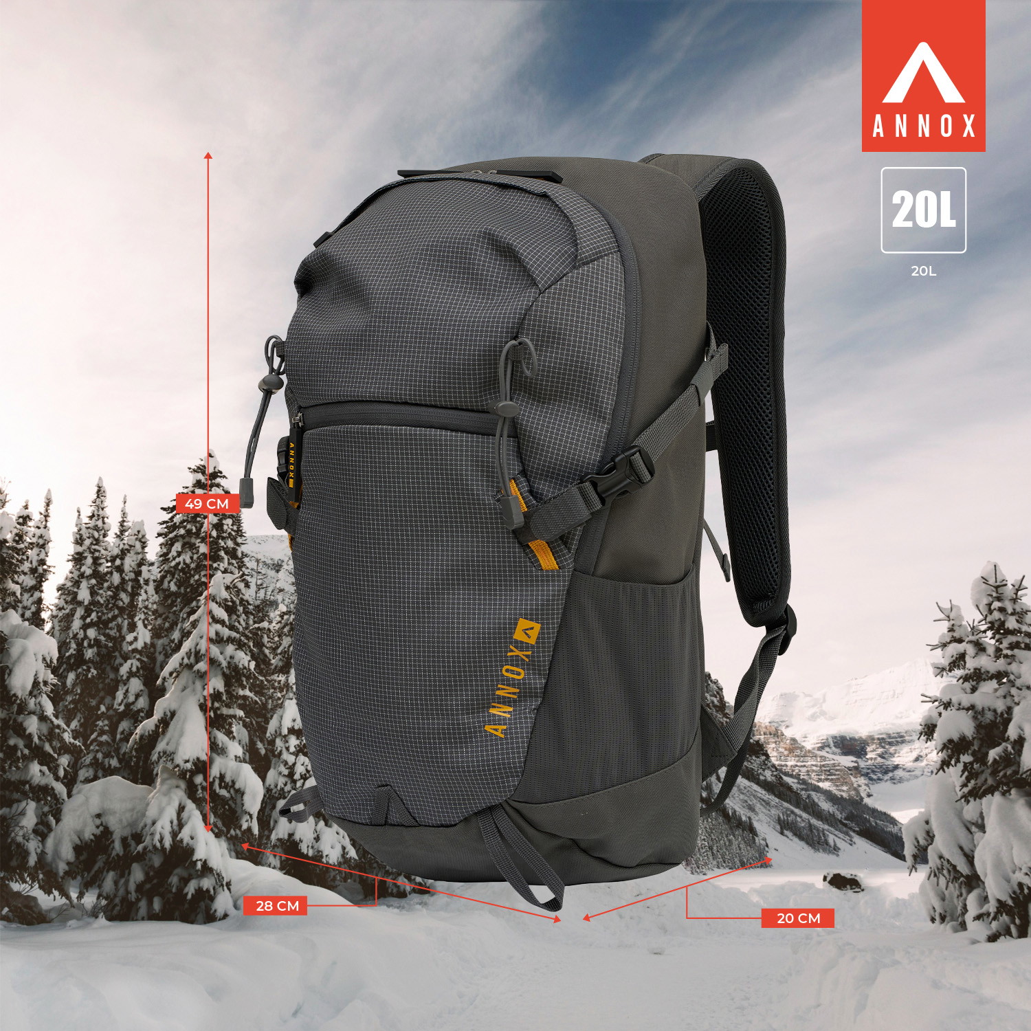 Annox Ultra-Light Ski Backpack