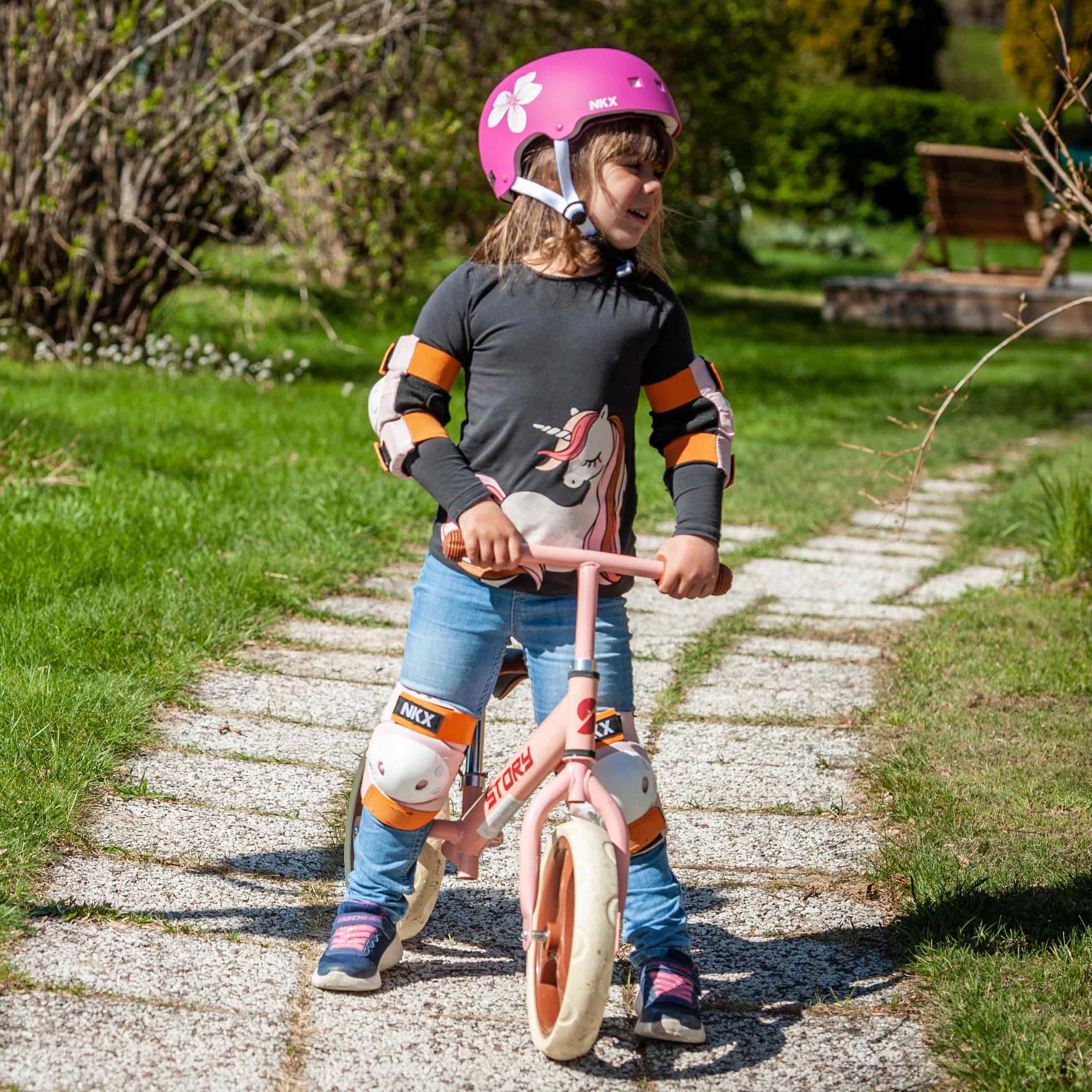 NKX Kids 3-Pack Pro Protective Gear - Knee Pads, Elbow Pads and Wrist Guards
