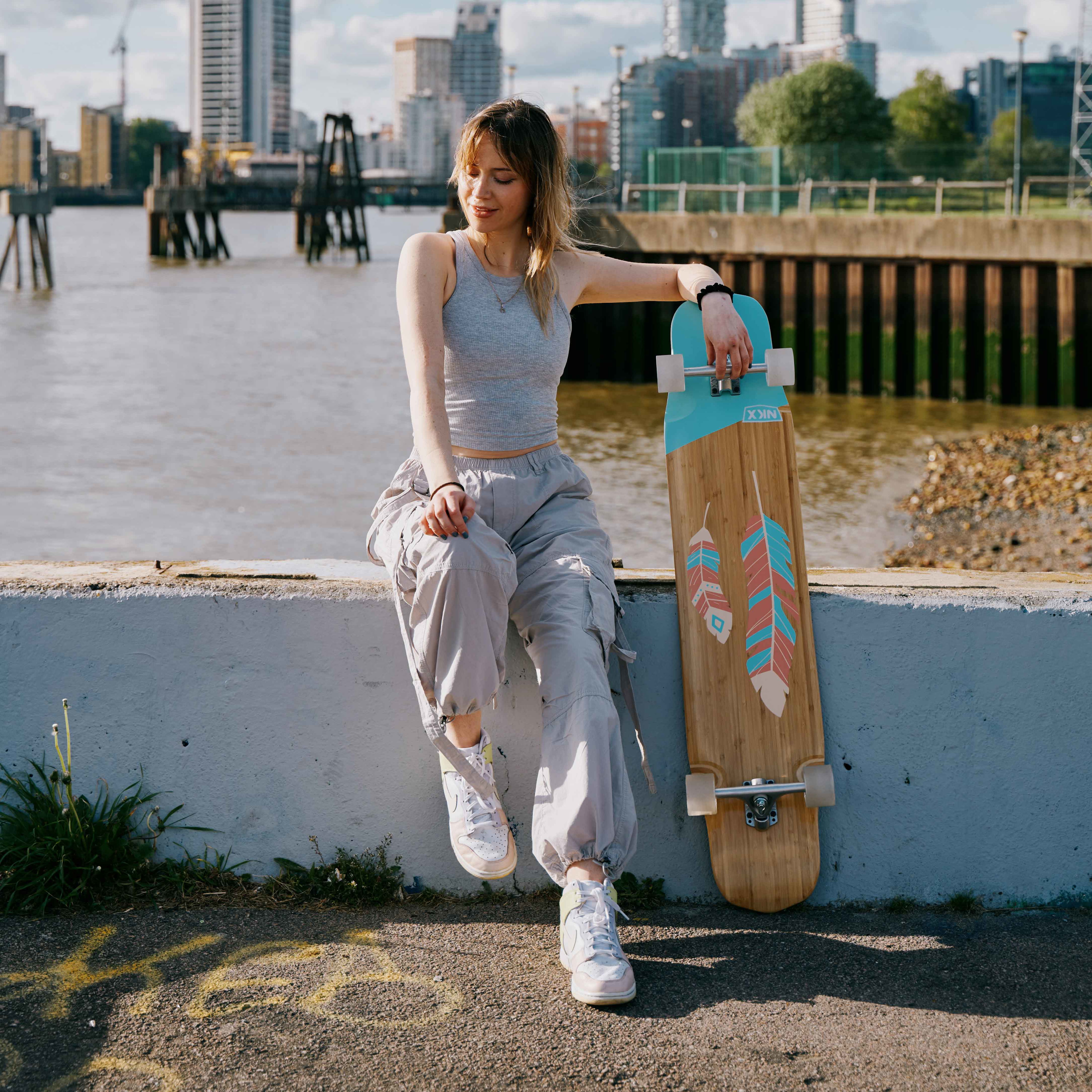 NKX Feather Dancing Longboard