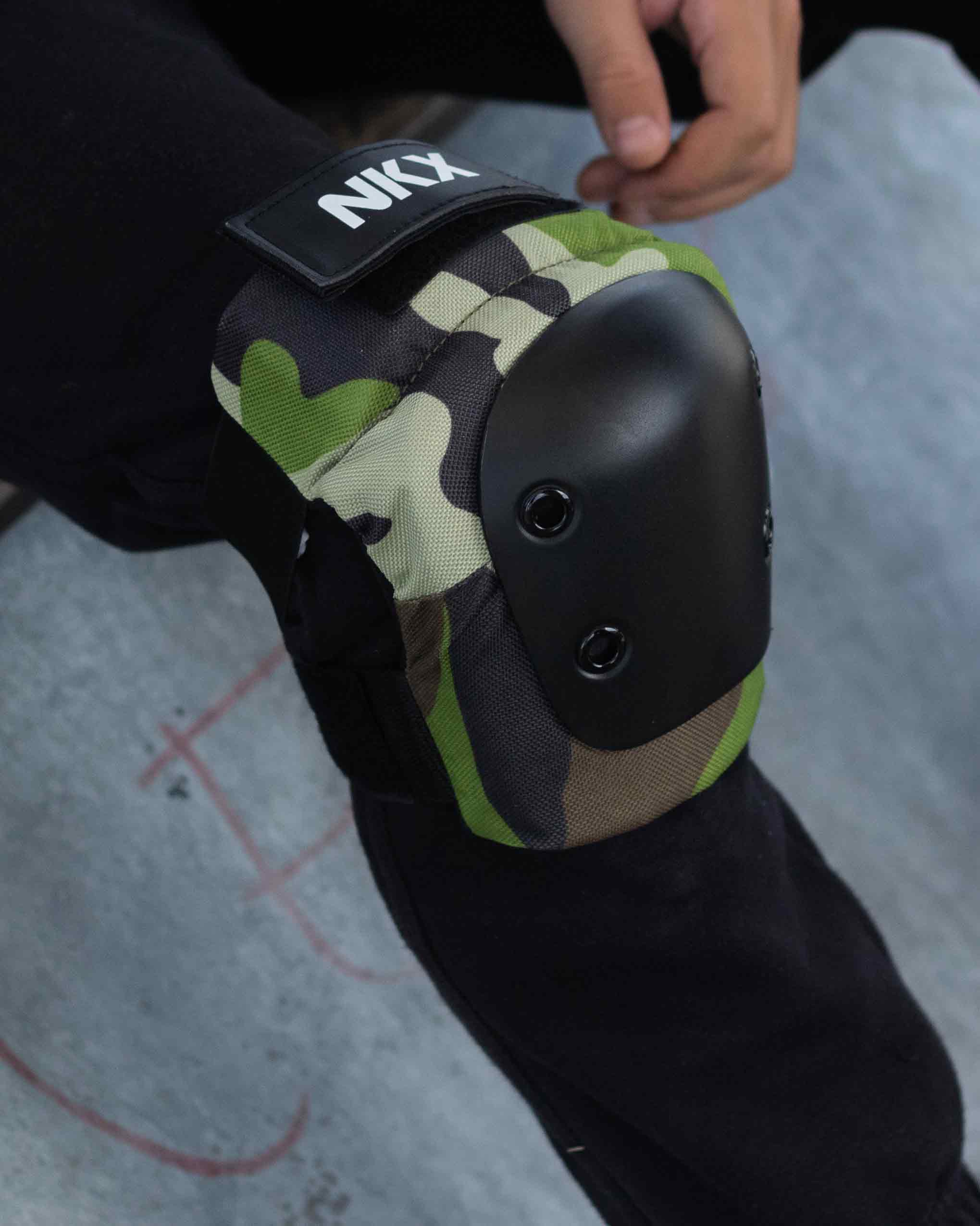 NKX 3-Pack Pro Protective Gear - Knee Pads, Elbow Pads and Wrist Guards