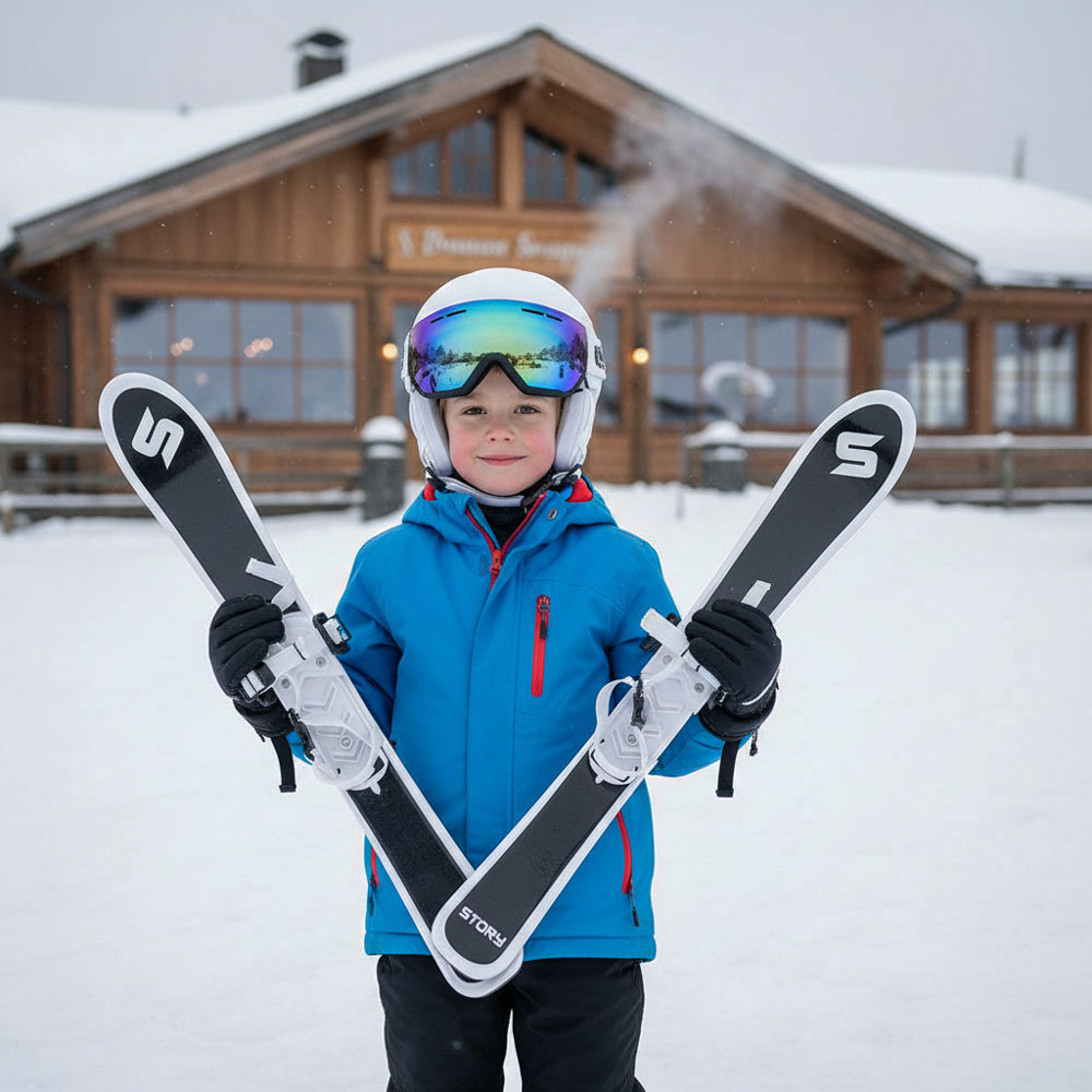 Story Kids Skiset with Poles