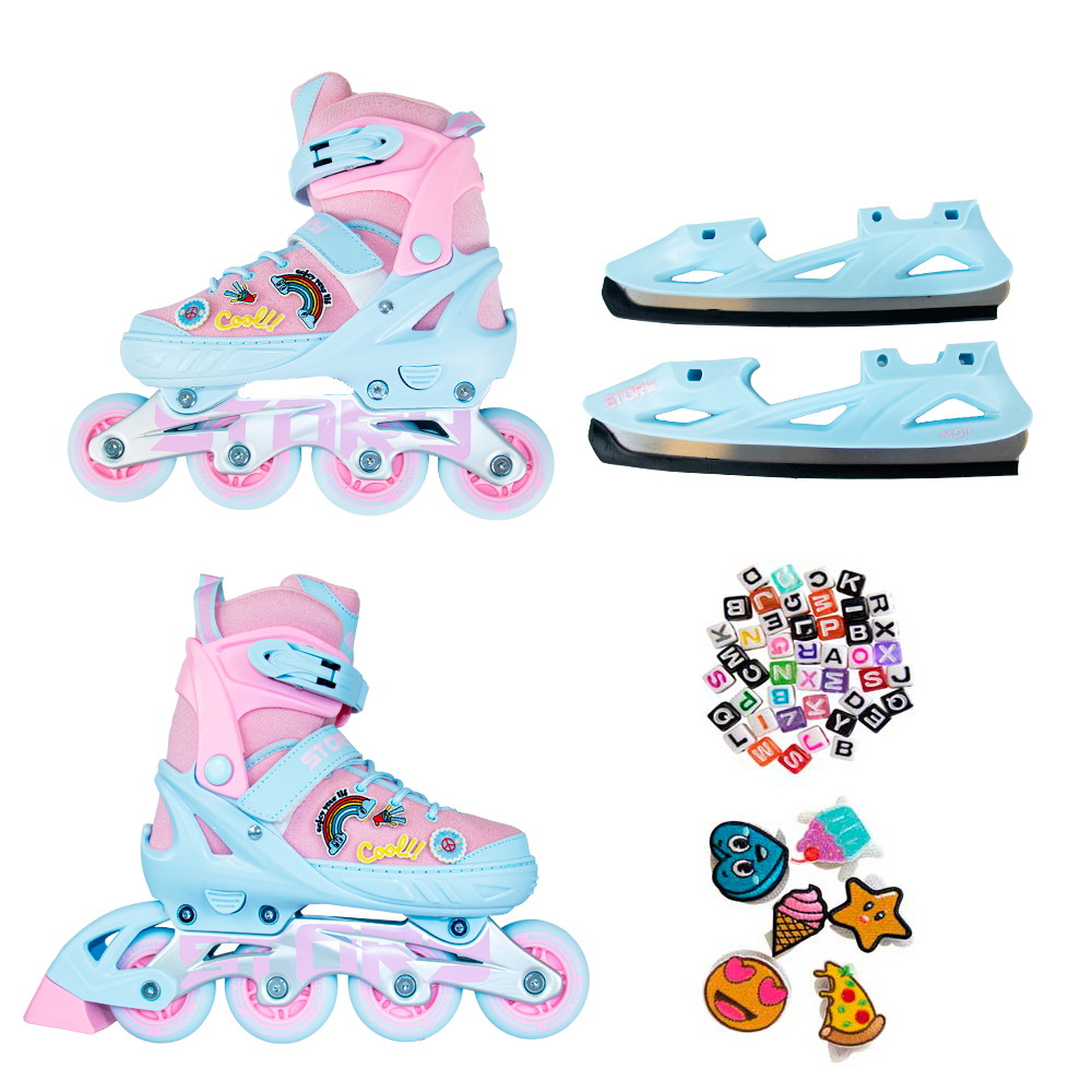 Story Moji Adjustable Inline Skates