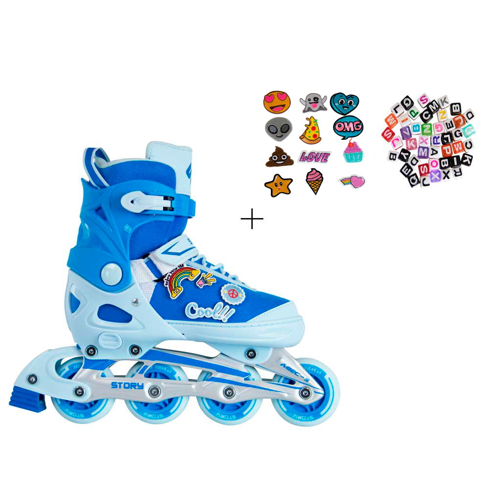 Story Moji Adjustable Inline Skates