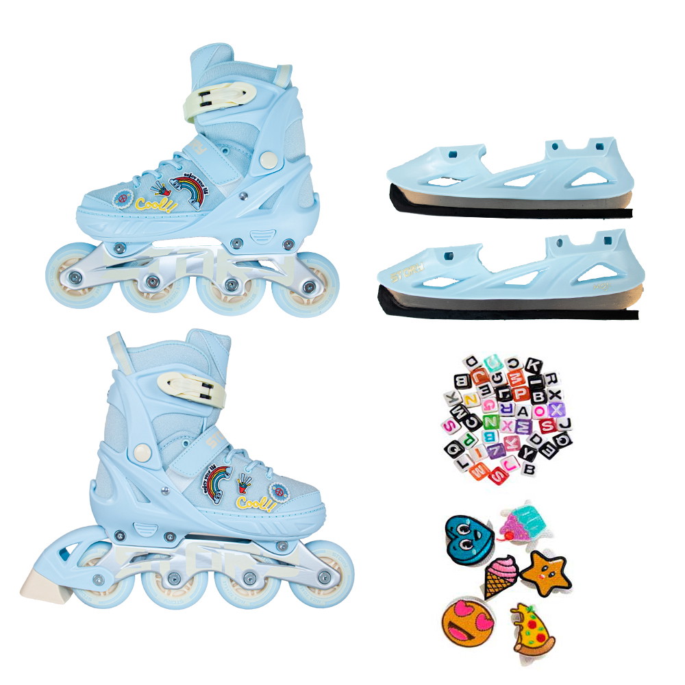 Story Moji Adjustable Inline Skates