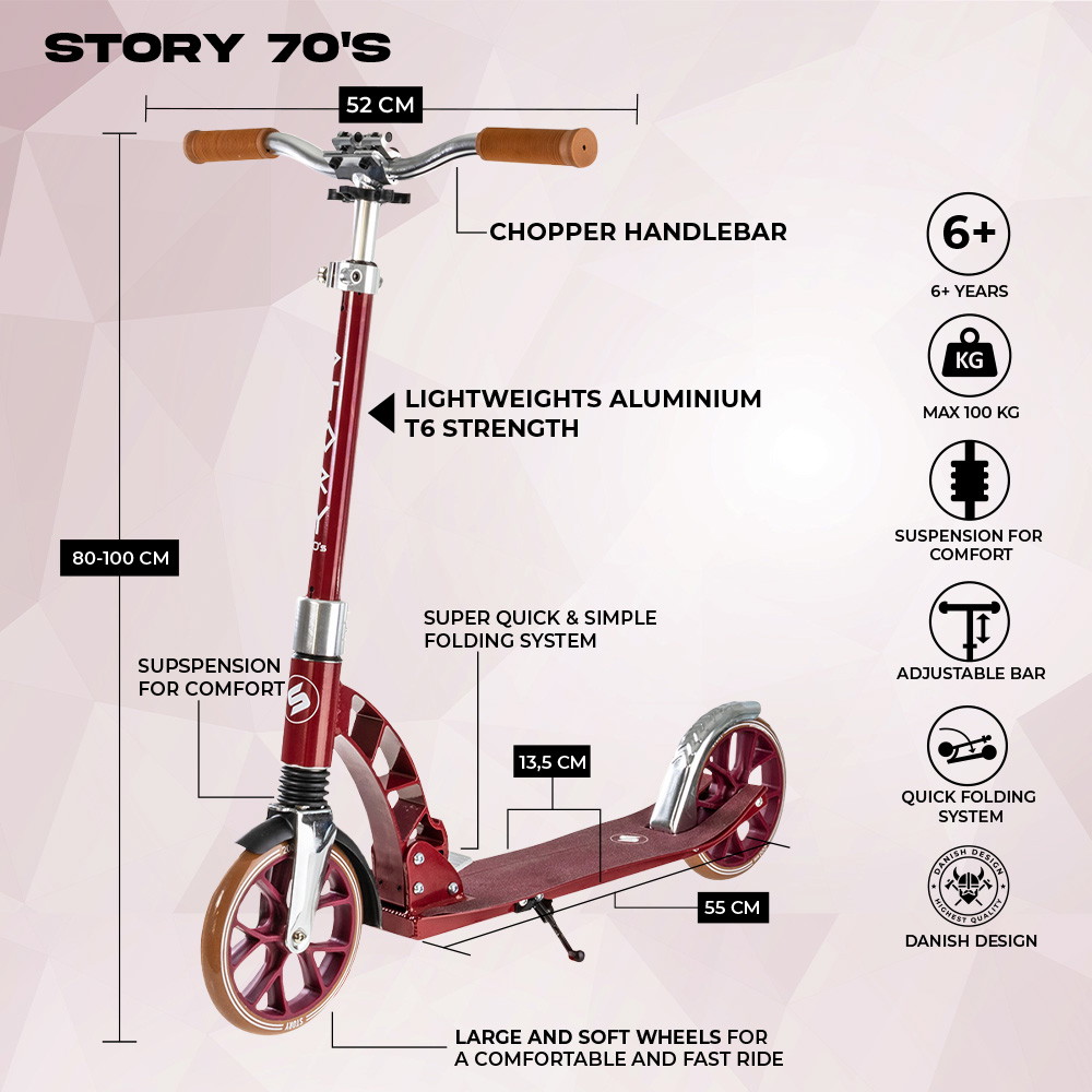 Story 70's Foldable Commuter Scooter