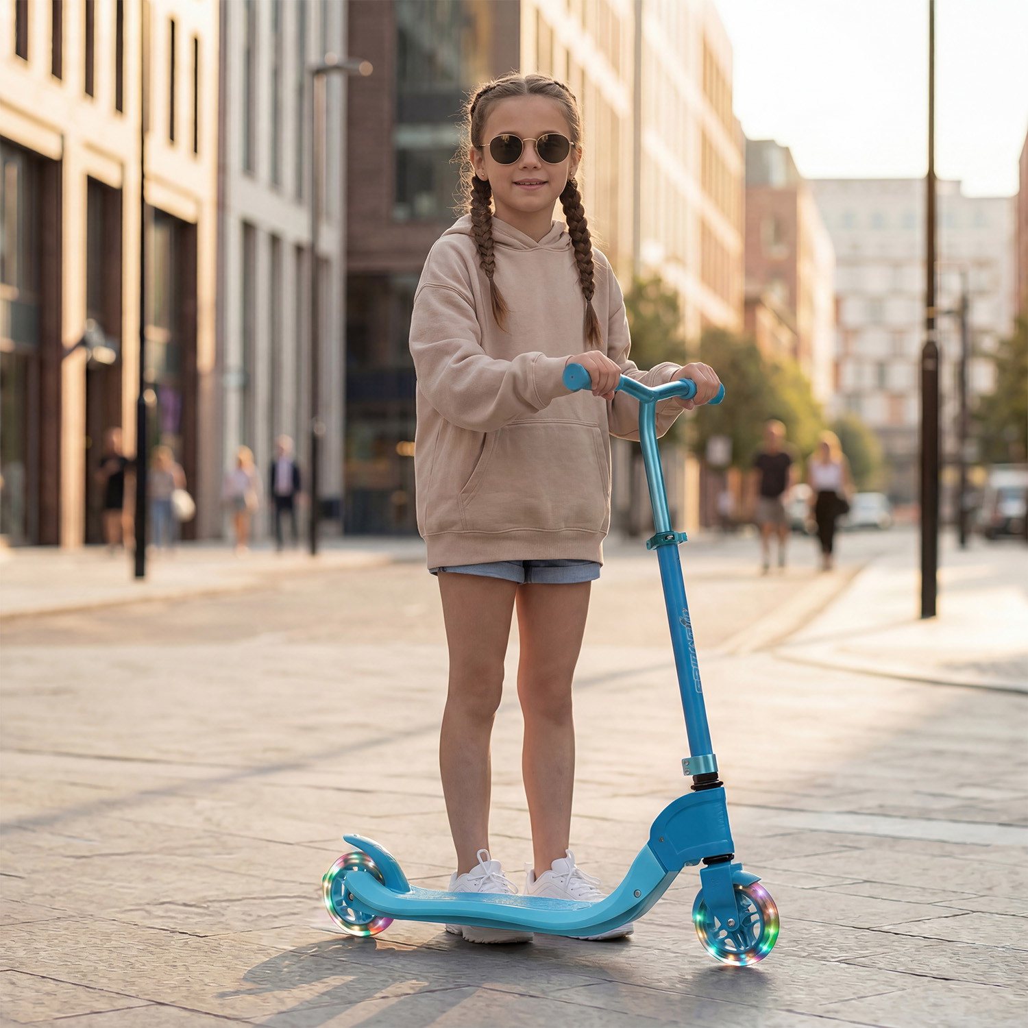 Story Flip Foldable LED Scooter