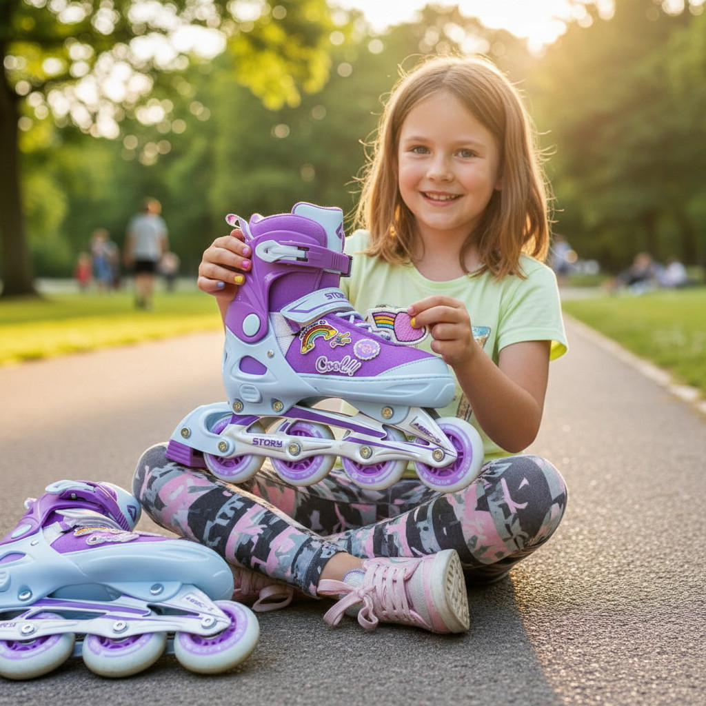 Story Moji Adjustable Inline Skates