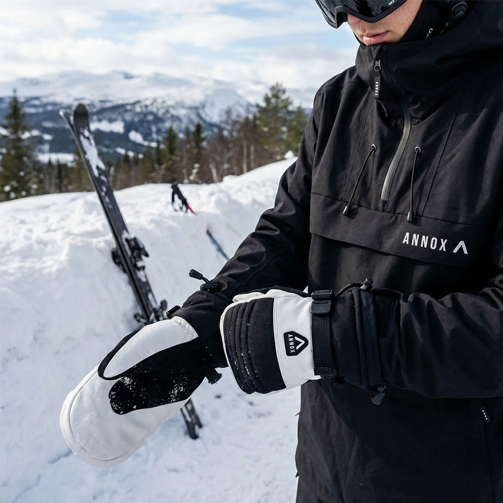 Annox Session Leather Ski Gloves
