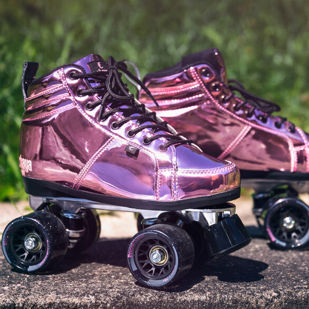Chaya Laser Pink Quad Roller Skates