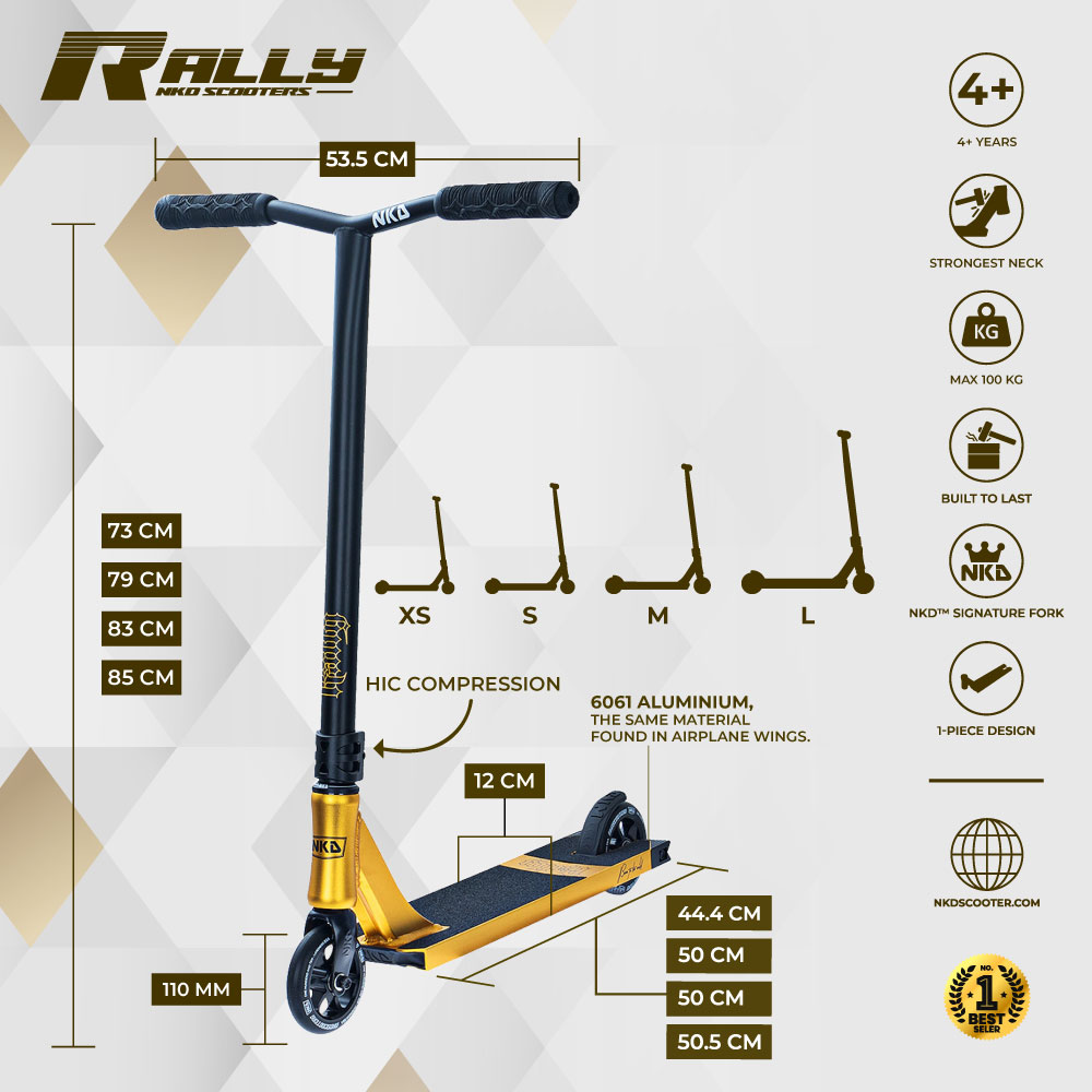 NKD Rally Stunt Scooter
