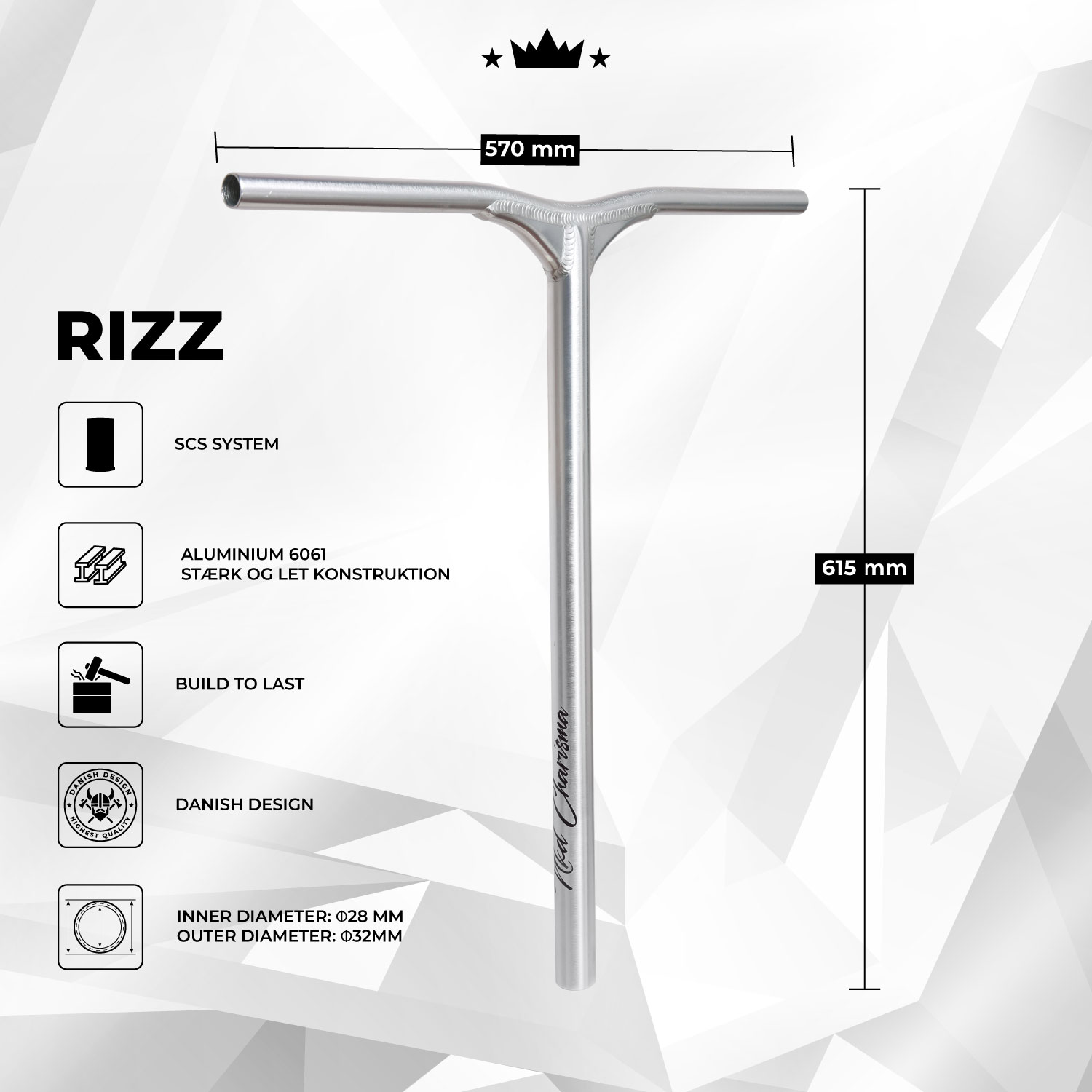 NKD RIZZ Stunt Scooter Bar