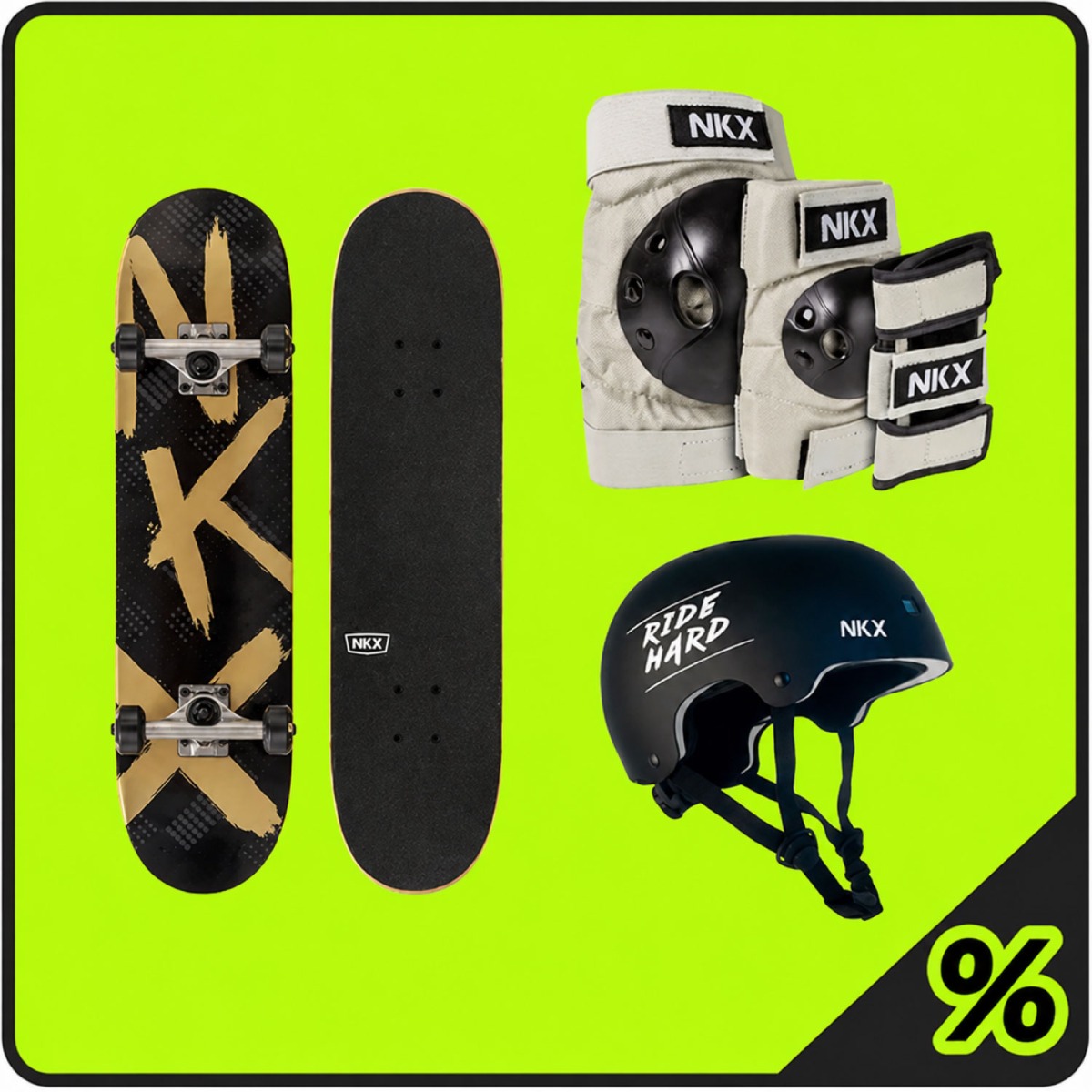 20% Extra Discount Skateboard Package Kids 4-8 Years