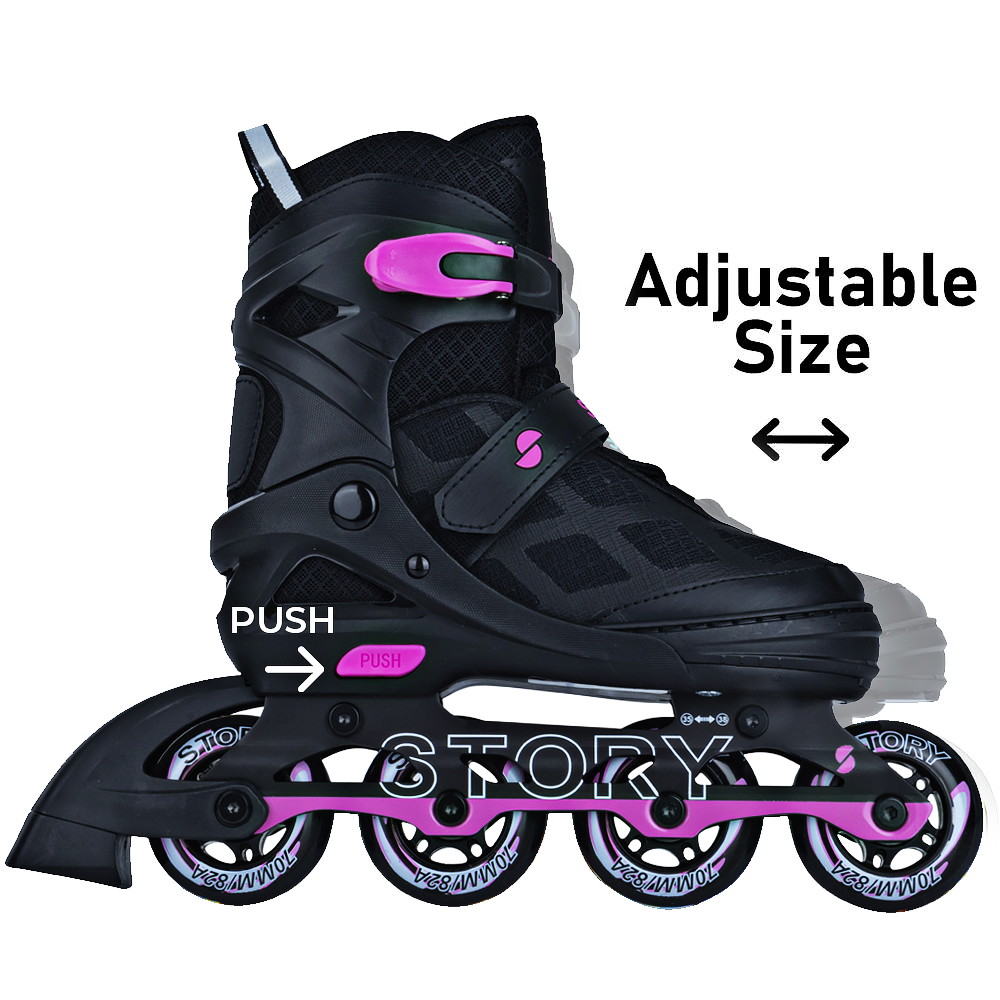 Story Midnight Adjustable Inline Skates