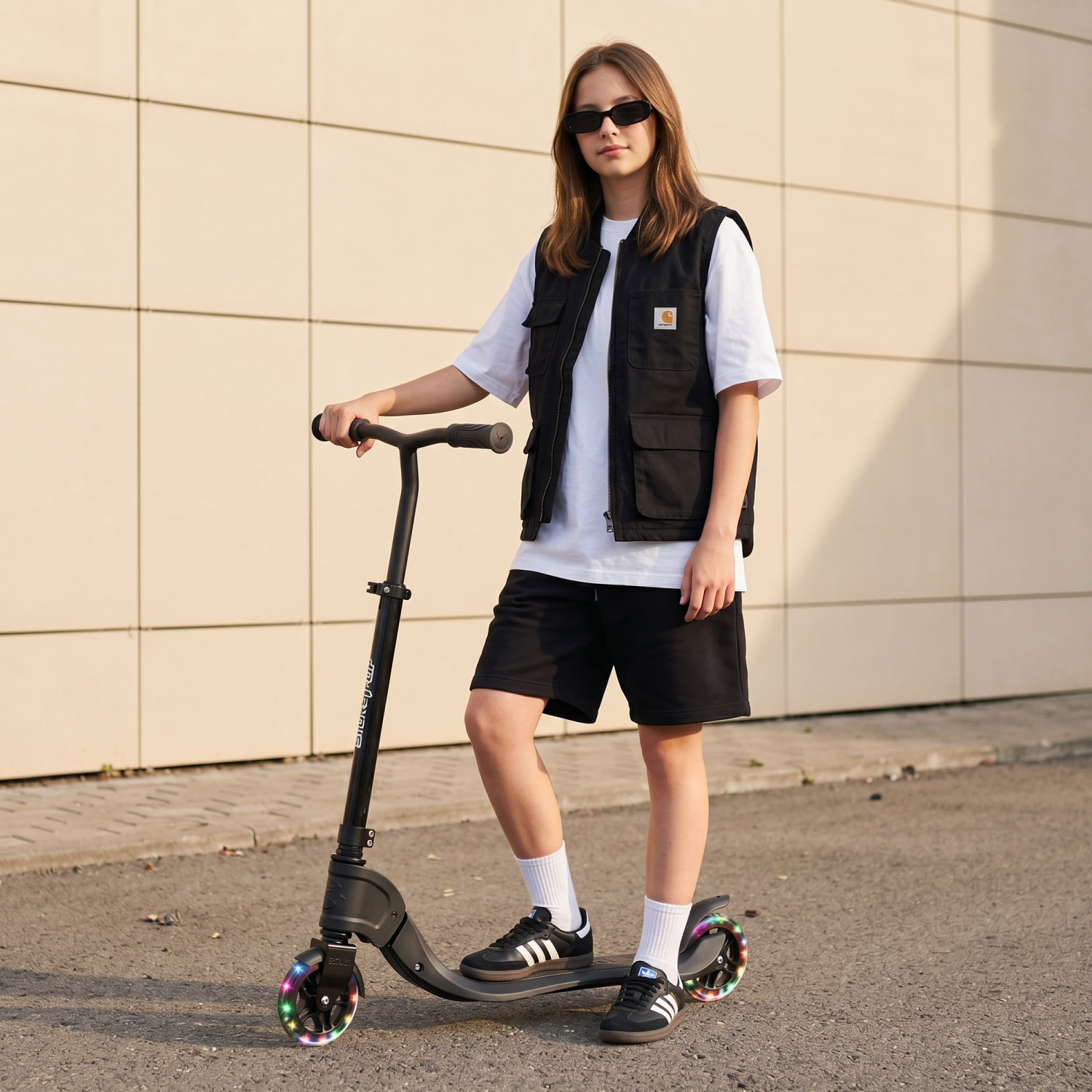 Story Flip Foldable LED Scooter