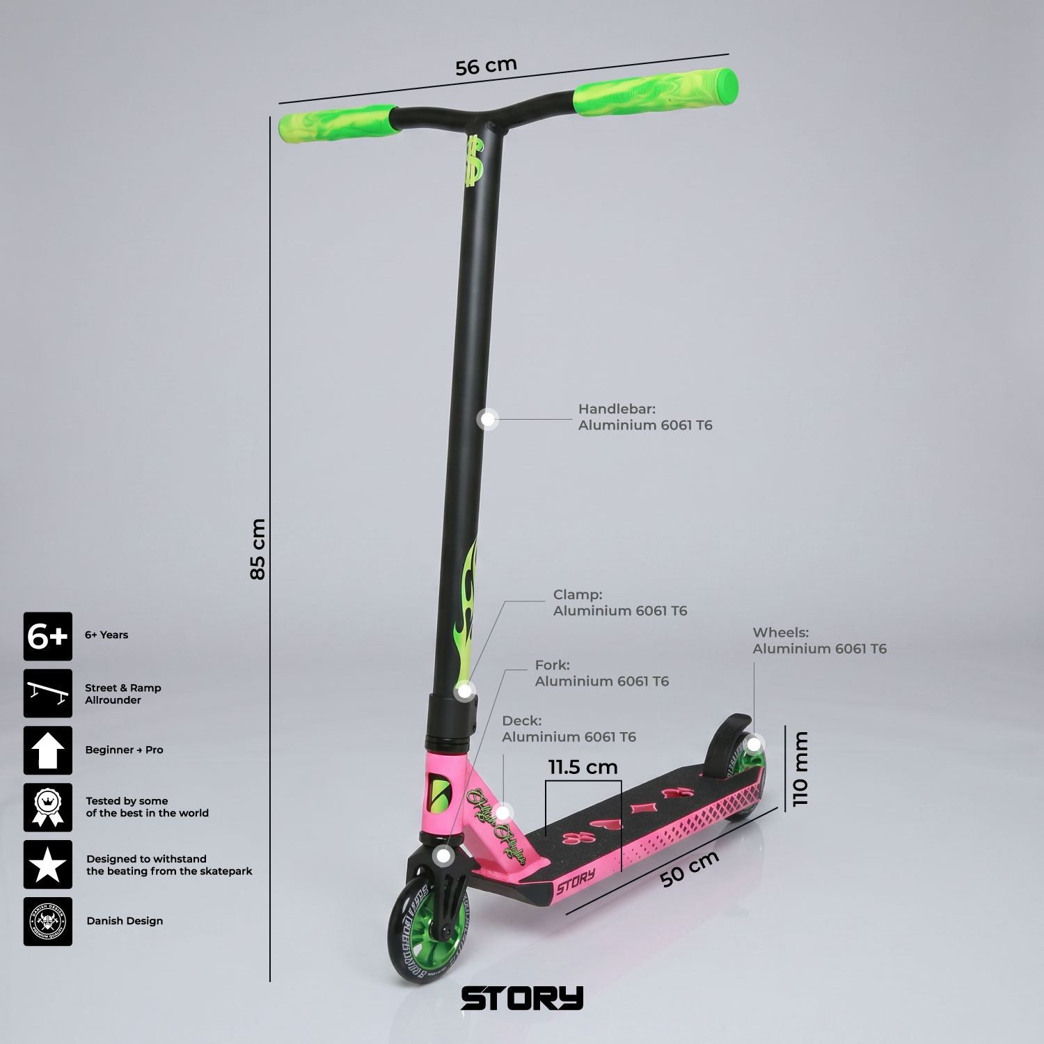 Story High Roller Air Stunt Scooter