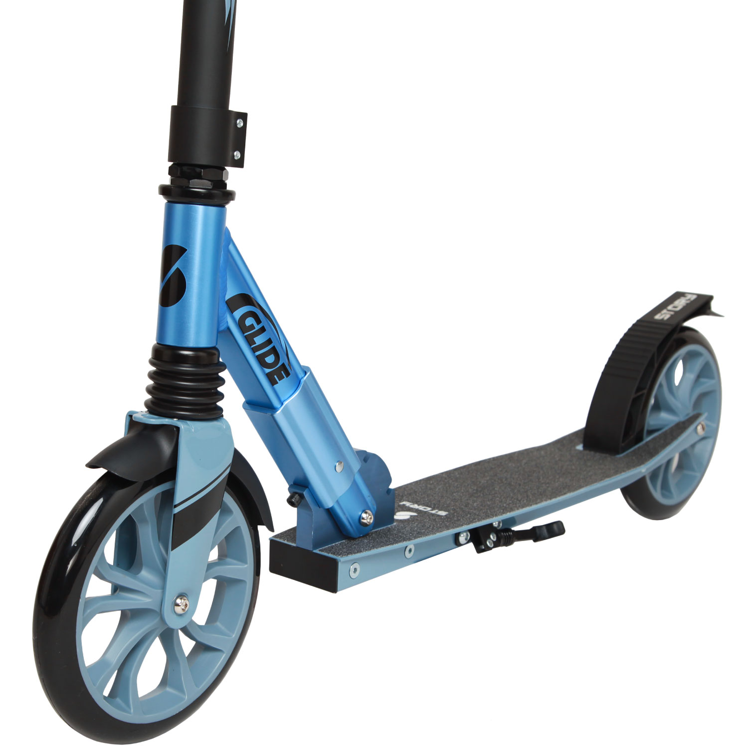 Story GlideX Elite Foldable Commuter Scooter – suspension and hand brake