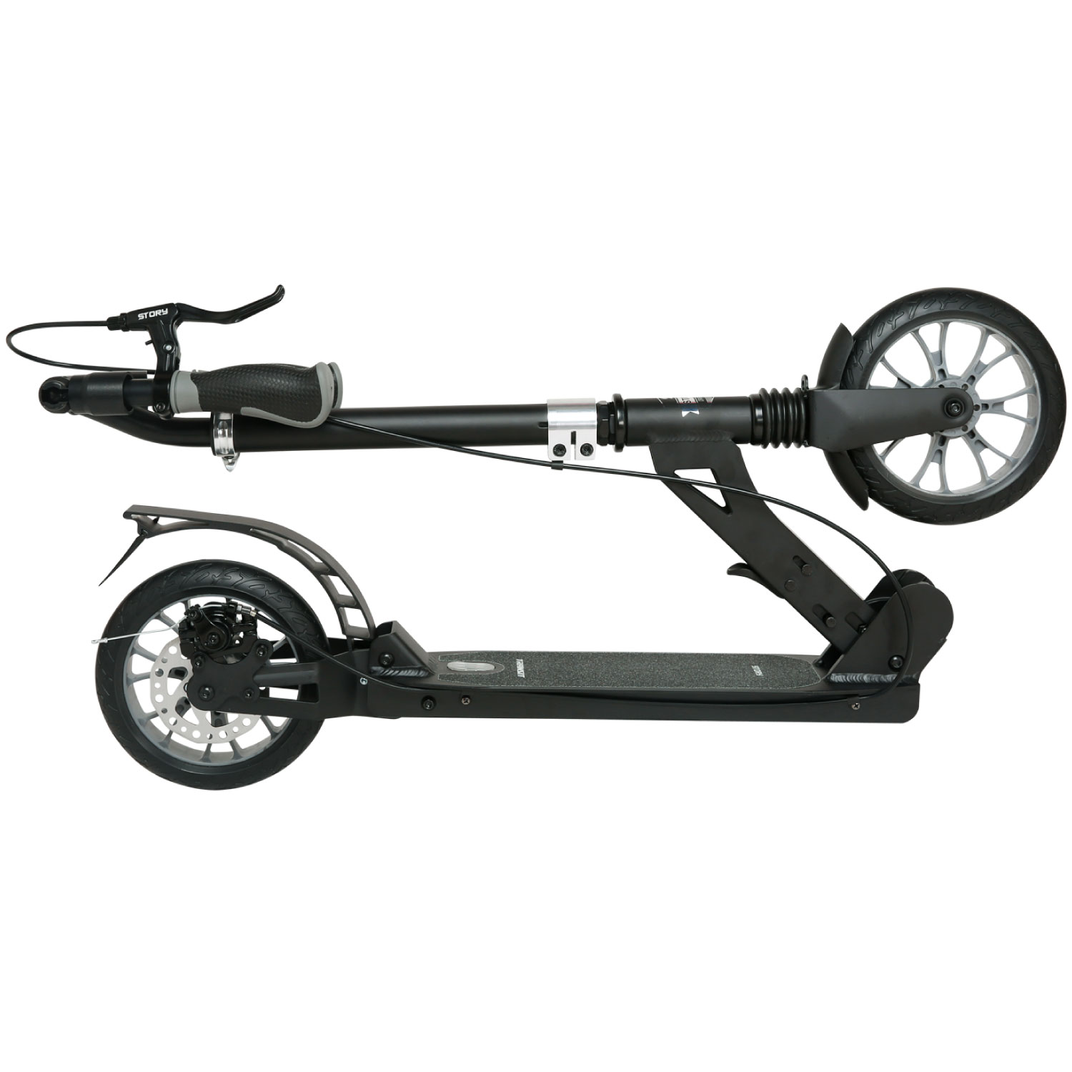 Story Transit X Commuter Scooter with dual suspension + disc brake