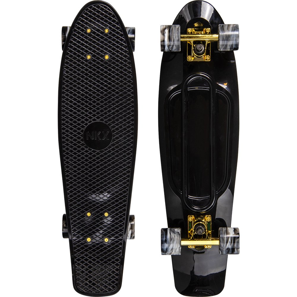 Skateboard - pennyboard 60cm nosnosť 90kg, kovové osi, ružová farba