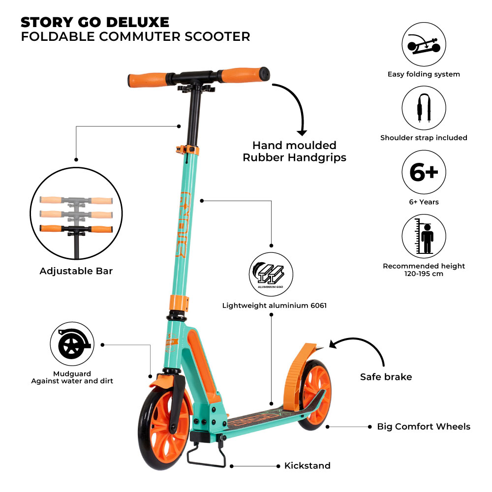 Story GO Deluxe Foldable Commuter Scooter