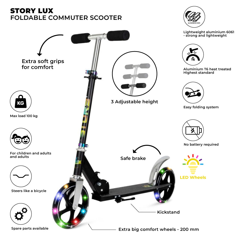 Story Lux Foldable Commuter Scooter