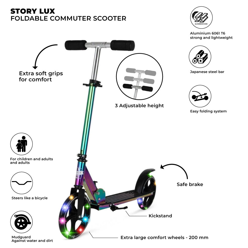 Story Lux Foldable Commuter Scooter