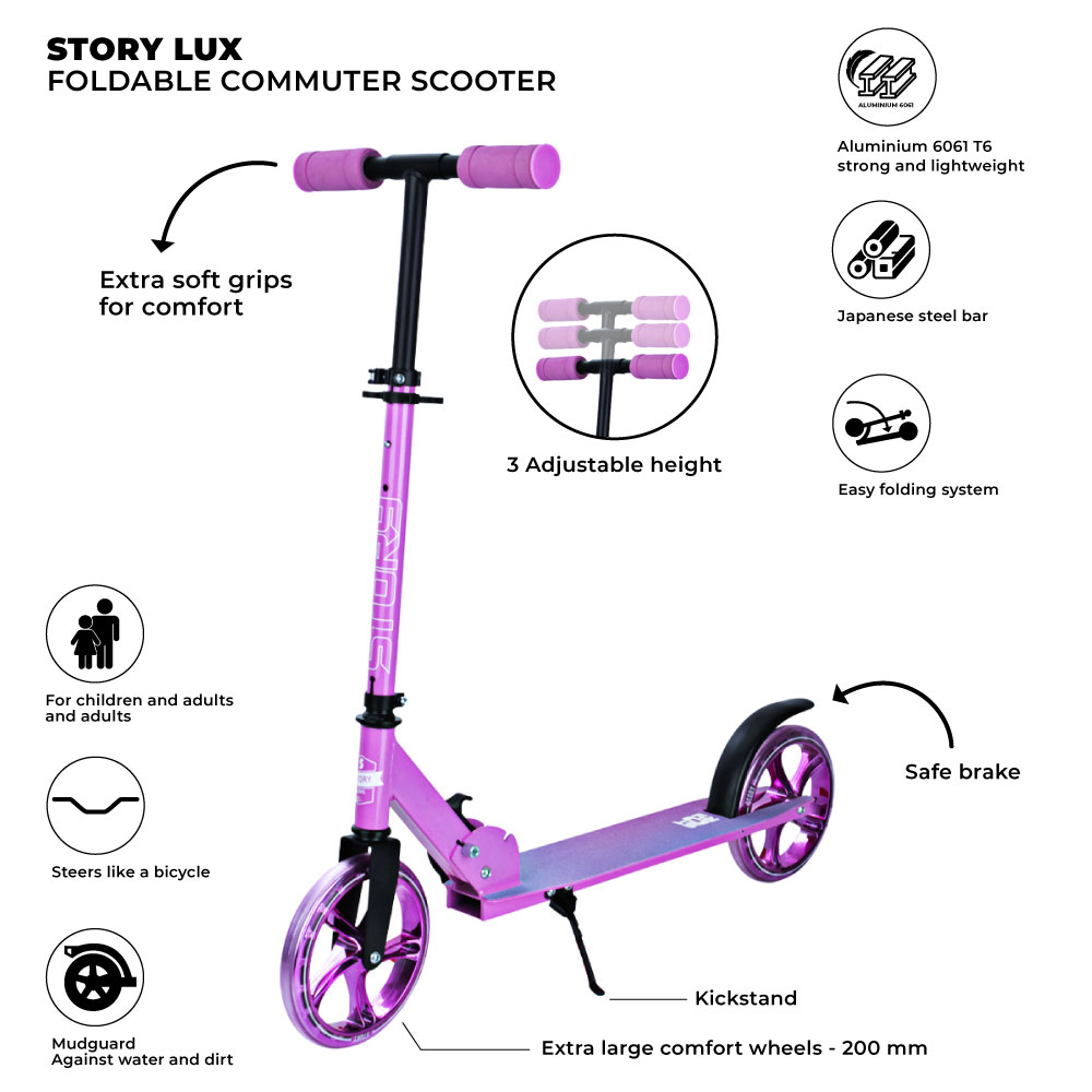 Story Lux Foldable Commuter Scooter