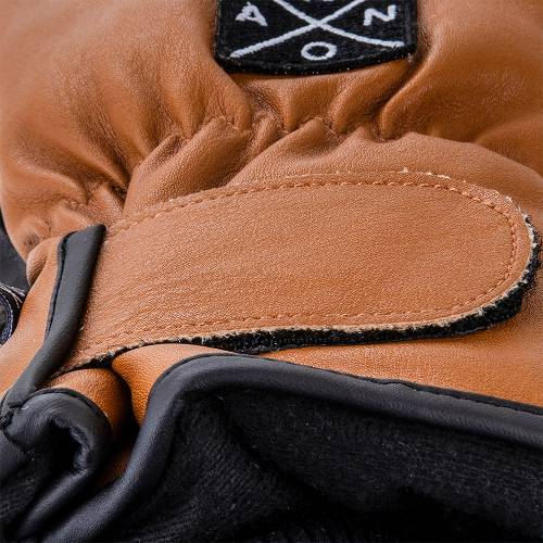 Annox Peak Leather Ski Gloves